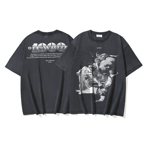 SMCL-3054 High Quality Off-white Retro 280g Cotton Shirt