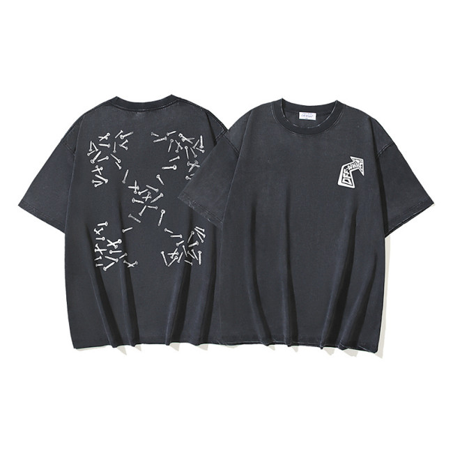SMCL-3025 High Quality Off-white Retro 280g Cotton Shirt