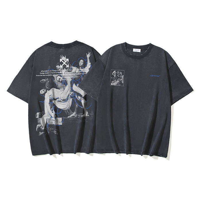 SMCL-2993 High Quality Off-white Retro 280g Cotton Shirt