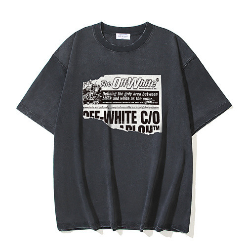 SMCL-2961 High Quality Off-white Retro 280g Cotton Shirt