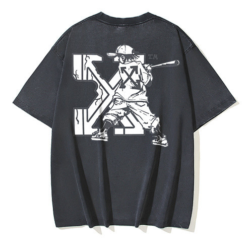 SMCL-2968 High Quality Off-white Retro 280g Cotton Shirt
