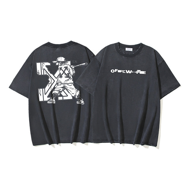 SMCL-2968 High Quality Off-white Retro 280g Cotton Shirt