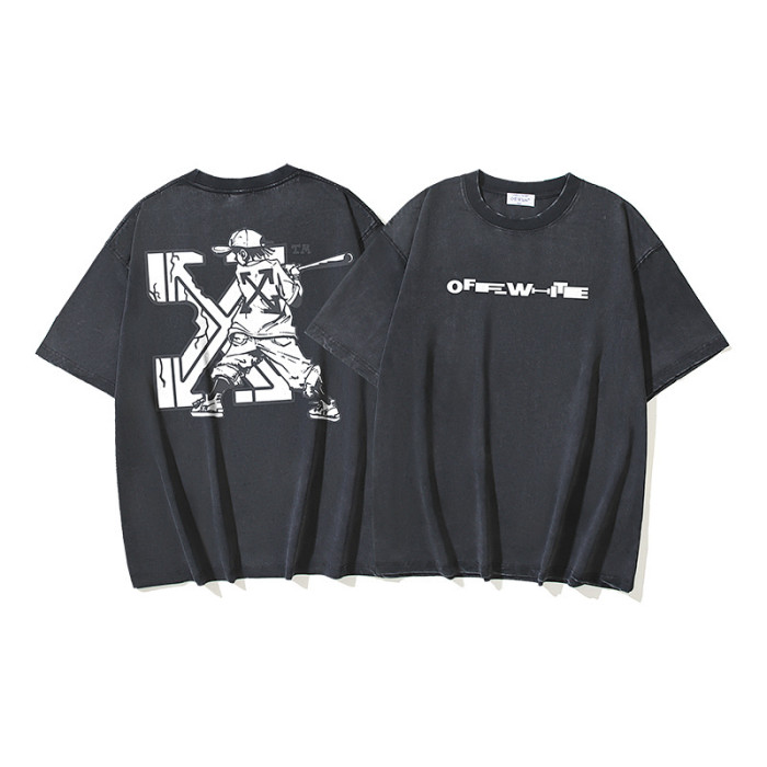 SMCL-2968 High Quality Off-white Retro 280g Cotton Shirt