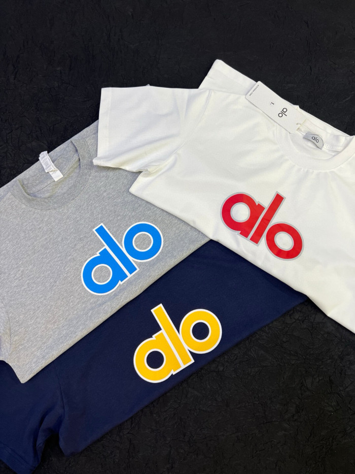 SMCL-808 Top Quality Alo Yoga 300g Cotton Over Size T-shirt