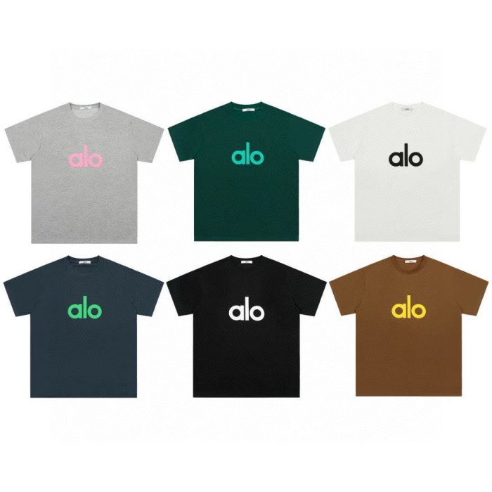 SMCL-810 Top Quality Alo Yoga 300g Cotton Over Size T-shirt