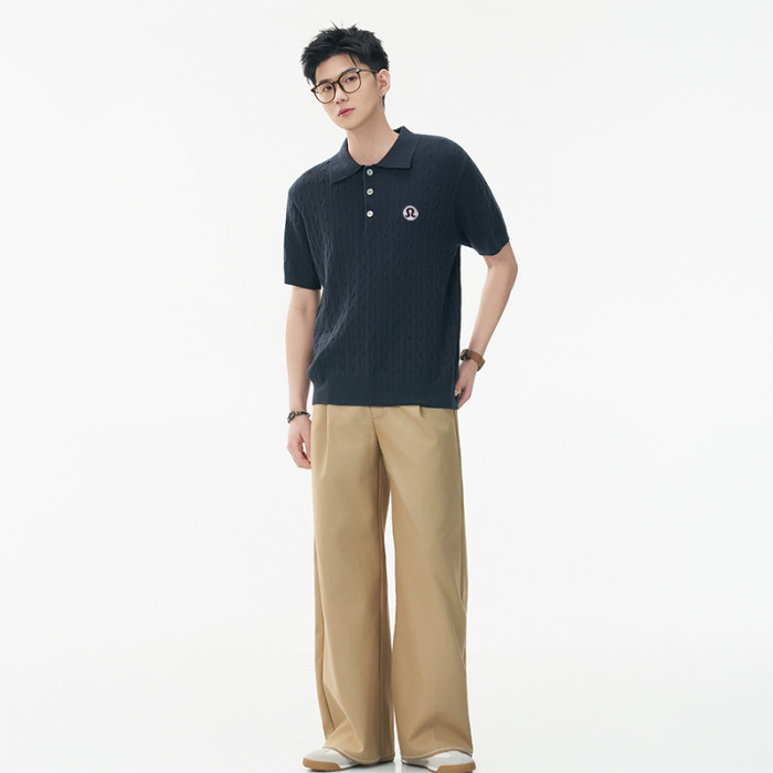 SMCL-837 Top Quality Lululemon Knitting Polo-shirt