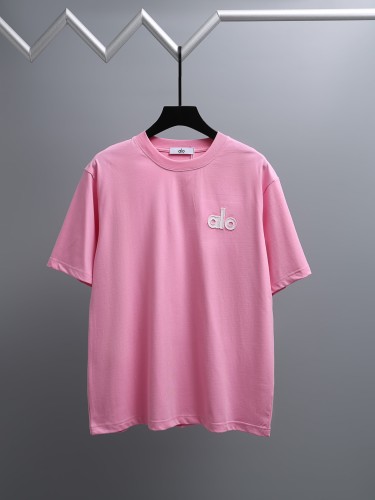 SMCL-3837 Top Quality Alo Yoga 280g Cotton 3D LOGO T-shirt
