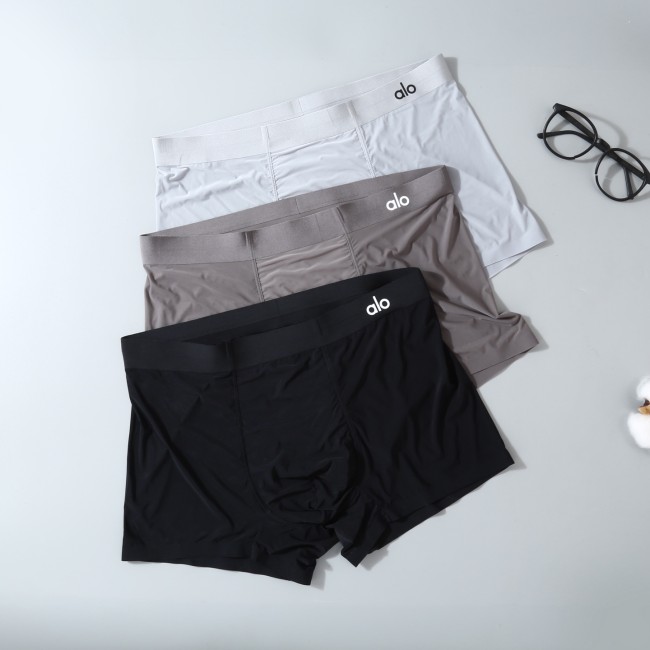 SMCL-3860 Top Quality Alo Yoga Ice Silk Men's Underwear With Package Box