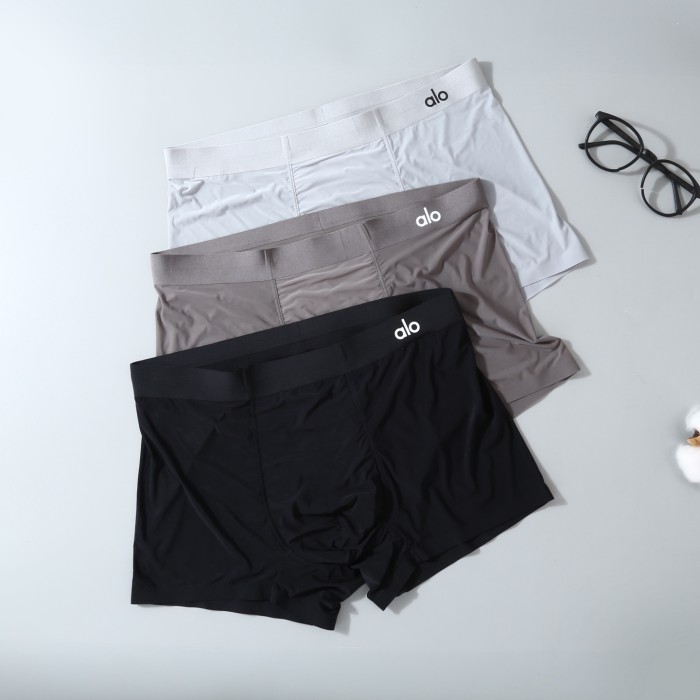 SMCL-3860 Top Quality Alo Yoga Ice Silk Men's Underwear With Package Box