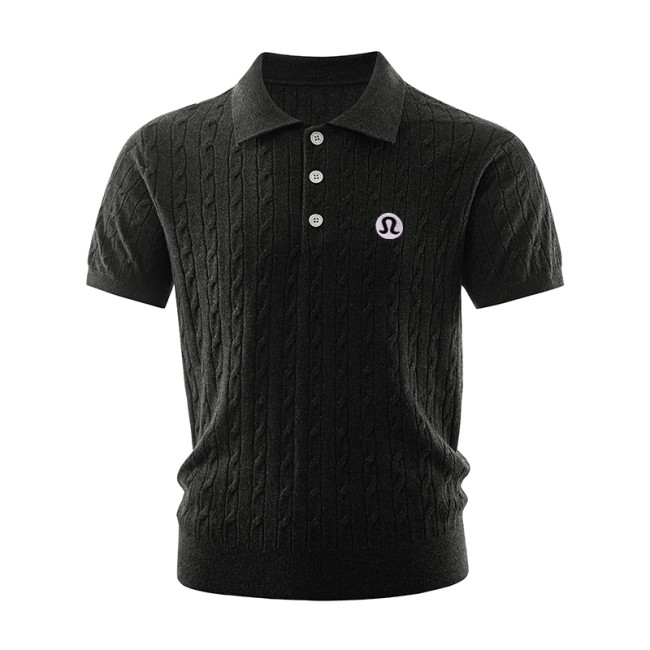 SMCL-839 Top Quality Lululemon Knitting Polo-shirt