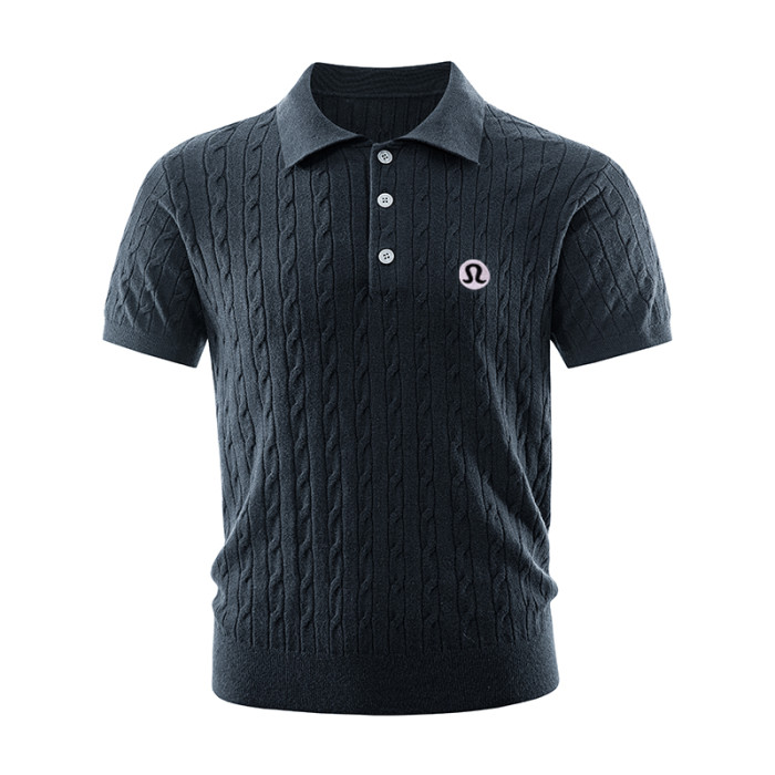 SMCL-839 Top Quality Lululemon Knitting Polo-shirt
