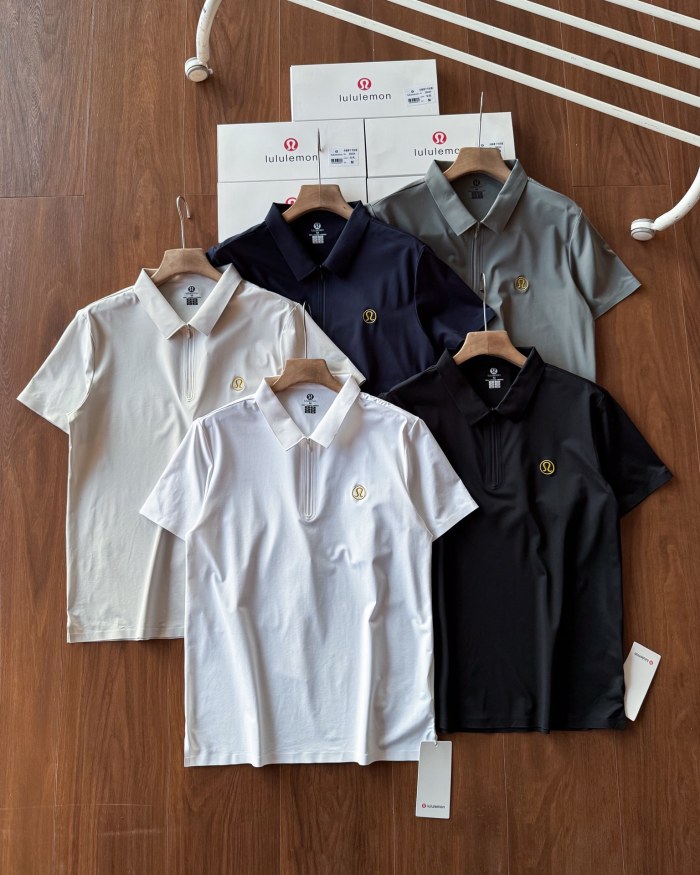 319481 Top Quality Lululemon Quick Dry Training Half Zipper Polo-shirt With Box Package