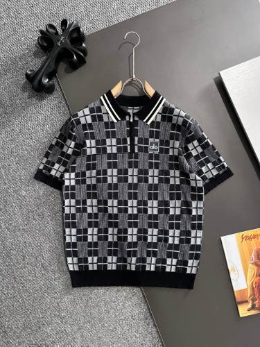 SMCL-3852 Top Quality Alo Yoga Knitting Half Zipper Polo-shirt