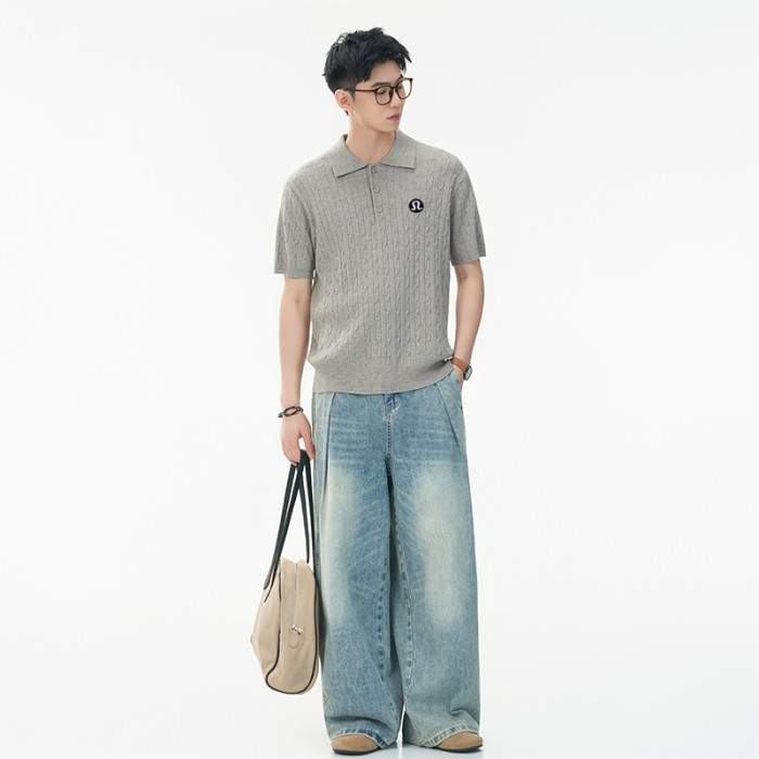 SMCL-837 Top Quality Lululemon Knitting Polo-shirt