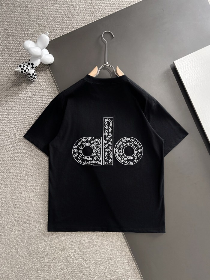 SMCL-862 Top Quality Alo Yoga 280g Cotton 3D LOGO T-shirt