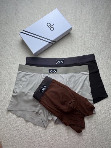 SMCL-3856 Top Quality Alo Yoga Ice Silk Men's Underwear With Package Box