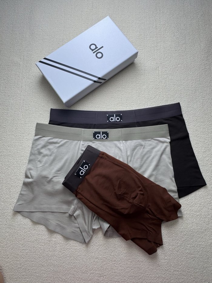 SMCL-3856 Top Quality Alo Yoga Ice Silk Men's Underwear With Package Box