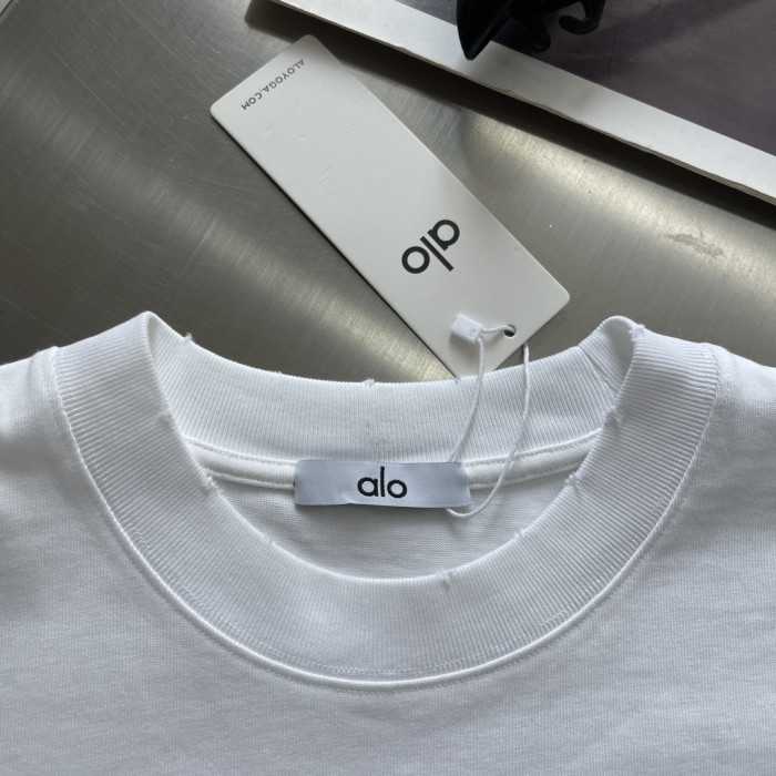 SMCL-3828 Top Quality Alo Yoga 350g Cotton T-shirt