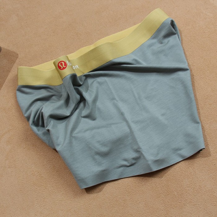 SMCL-845 Top Quality Lululemon 5A Antibacterial Modal 3 Packing 1 Box Men's Underwear With Box Package