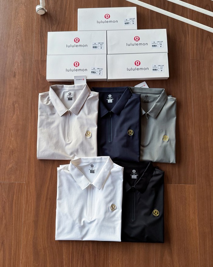 319481 Top Quality Lululemon Quick Dry Training Half Zipper Polo-shirt With Box Package
