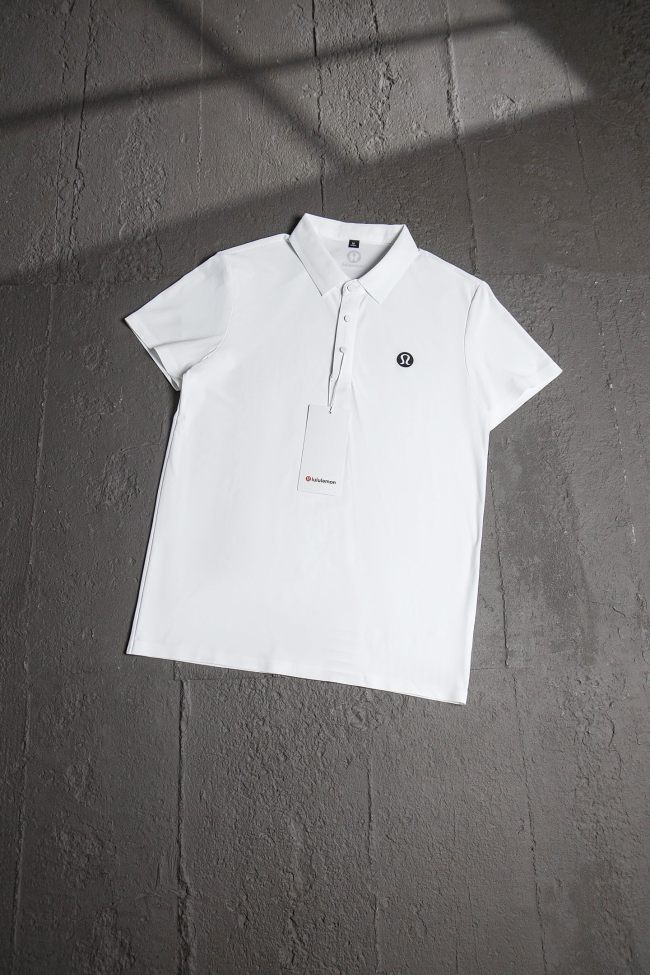 SMCL-3823 Top Quality Lululemon Quick Dry Ice Silk Polo-shirt