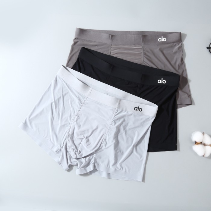 SMCL-3860 Top Quality Alo Yoga Ice Silk Men's Underwear With Package Box