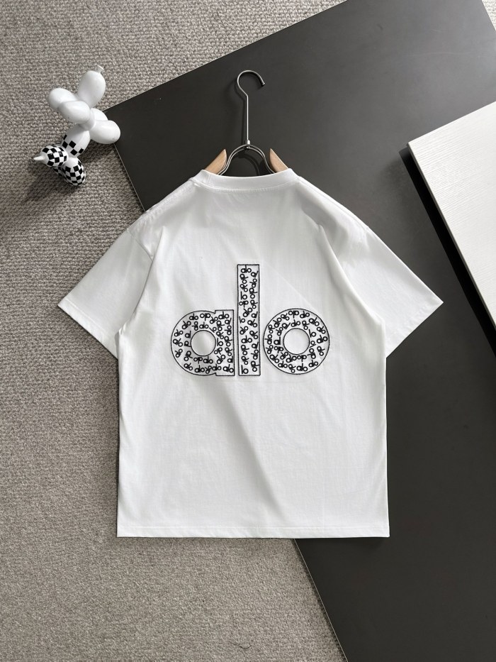 SMCL-862 Top Quality Alo Yoga 280g Cotton 3D LOGO T-shirt