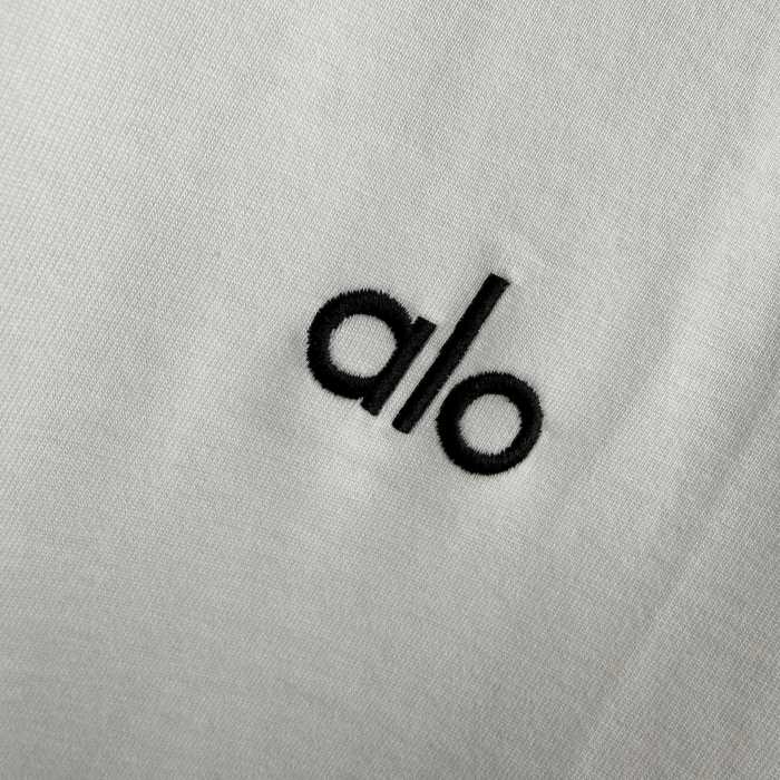 SMCL-3847 High Quality Alo Yoga 280g Cotton Embroidery LOGO T-shirt