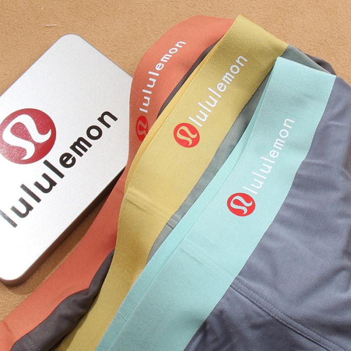 SMCL-845 Top Quality Lululemon 5A Antibacterial Modal 3 Packing 1 Box Men's Underwear With Box Package