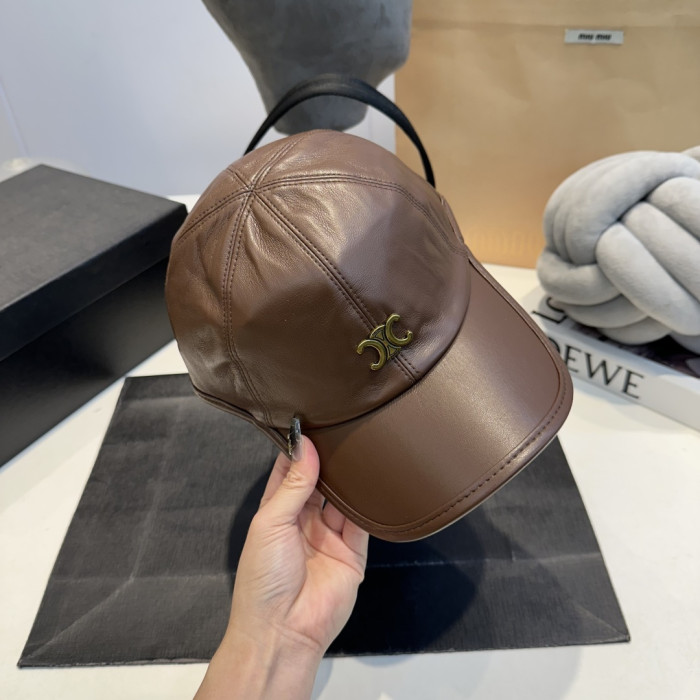 SMCL-3951 High Quality Celine Leather Cap