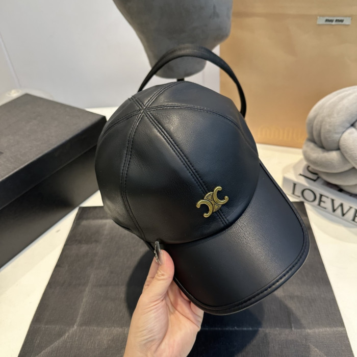 SMCL-3951 High Quality Celine Leather Cap