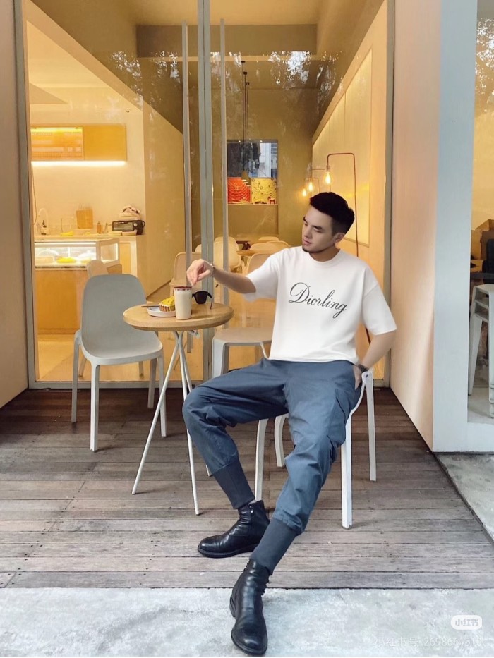 SMCL-4208 High Quality Dior 320g Cotton T-shirt