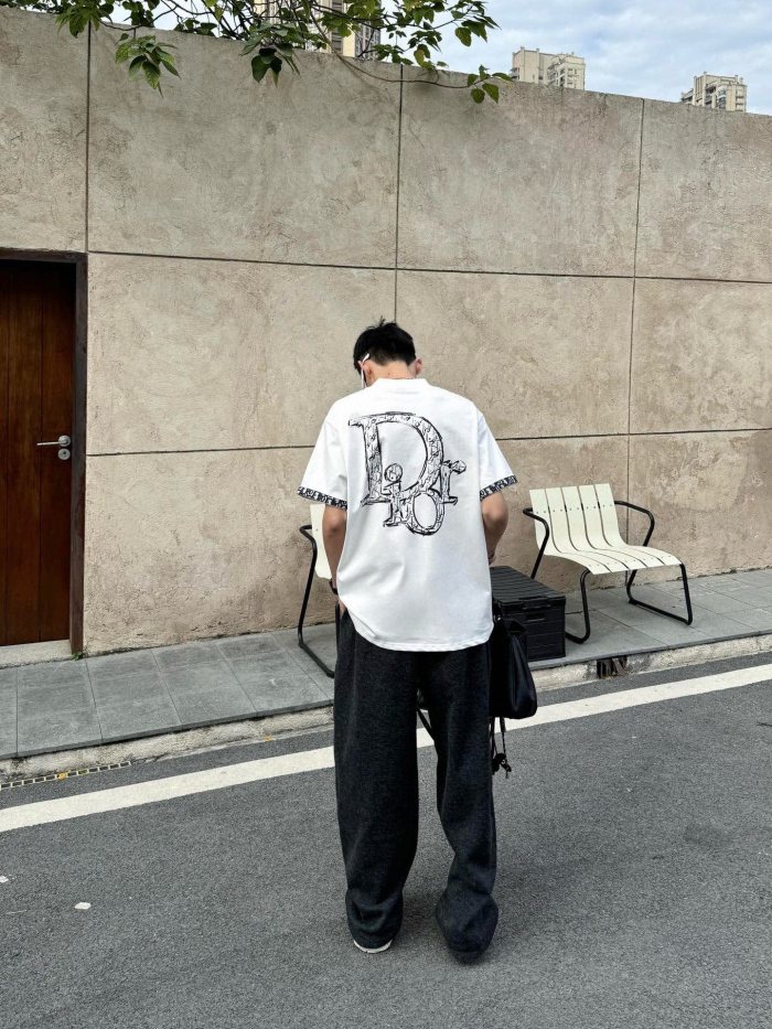 SMCL-4118 High Quality Dior 280g Cotton T-shirt