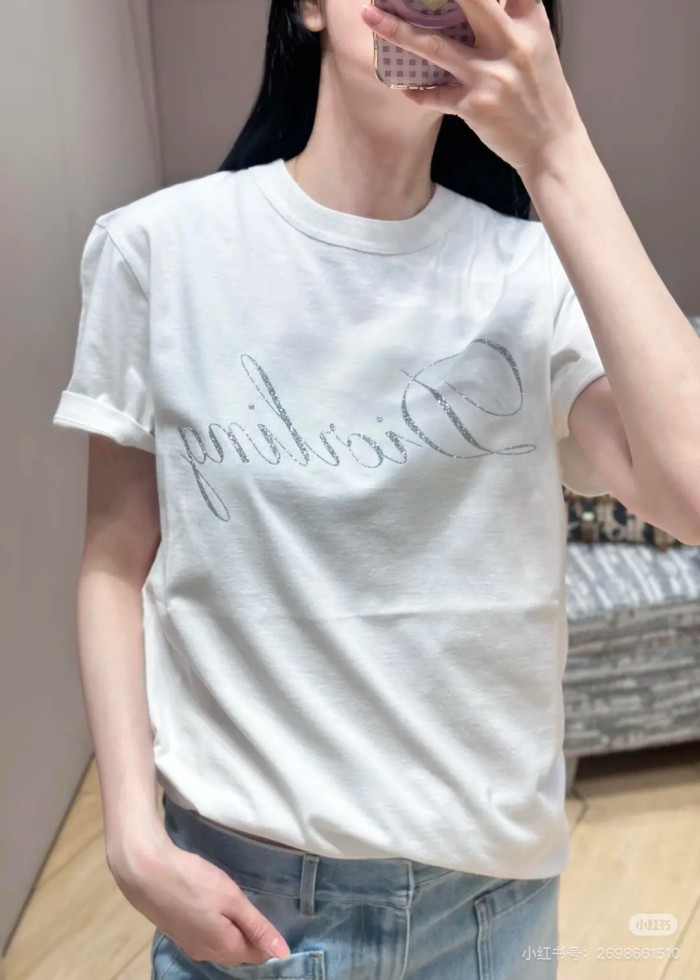SMCL-4208 High Quality Dior 320g Cotton T-shirt