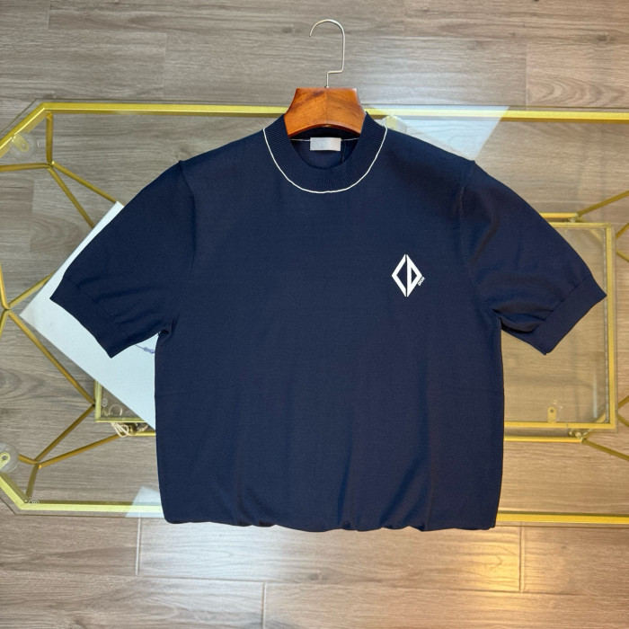 SMCL-4164 Top Quality Dior Diamond 290g Cotton T-shirt