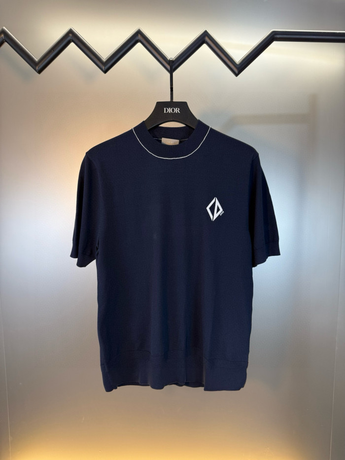 SMCL-4164 Top Quality Dior Diamond 290g Cotton T-shirt