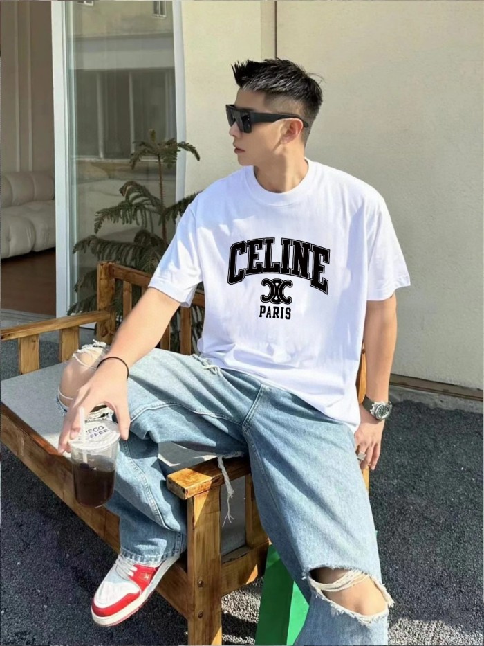 SMCL-4283 High Quality Celine 280g Cotton T-shirts