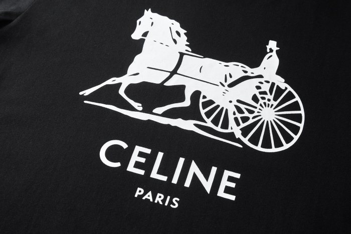 SMCL-4265 High Quality Celine 240g Cotton T-shirts