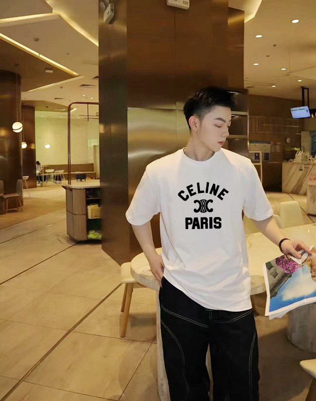 SMCL-4285 High Quality Celine 280g Cotton T-shirts