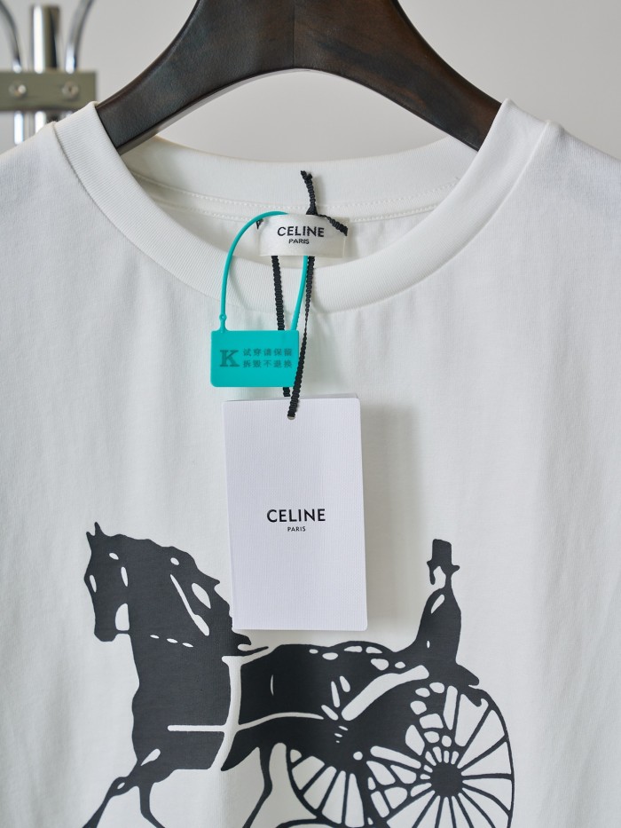 SMCL-4273 High Quality Celine 240g Cotton T-shirts
