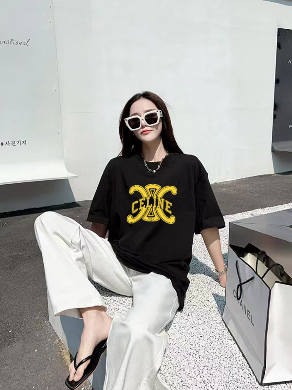 SMCL-4281 High Quality Celine 280g Cotton T-shirts
