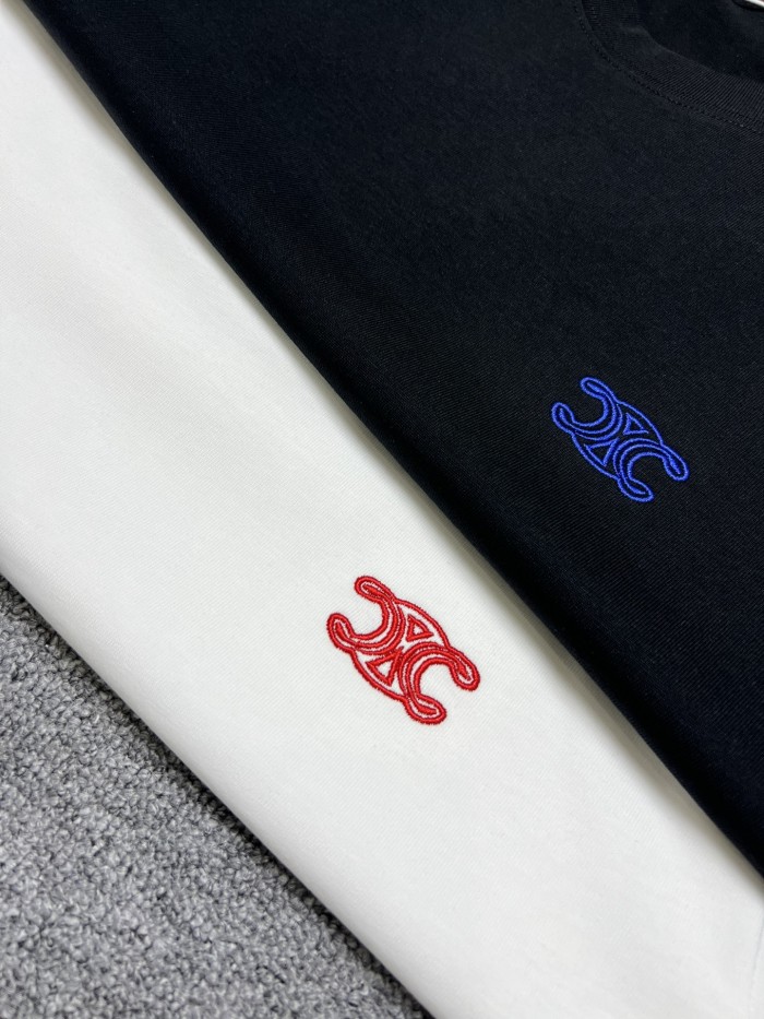 SMCL-4256 High Quality Celine 280g Cotton T-shirts