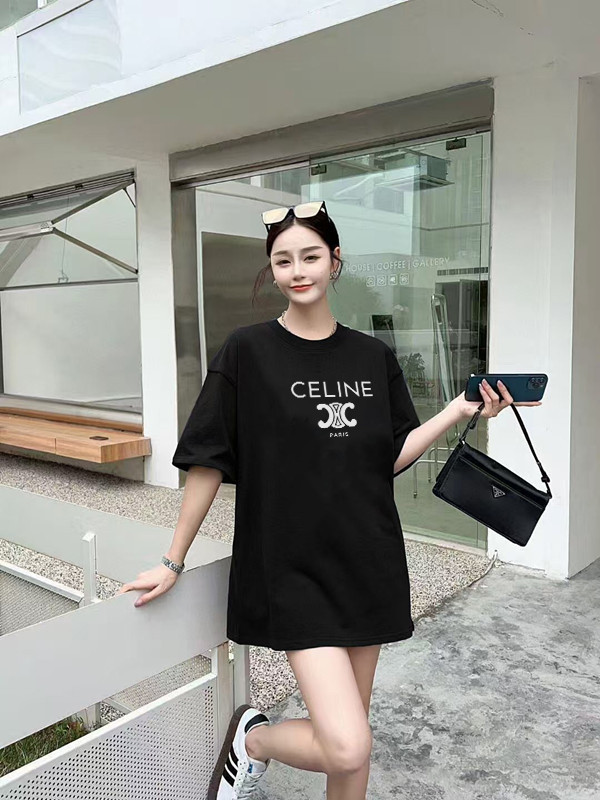 SMCL-4287 High Quality Celine 280g Cotton T-shirts