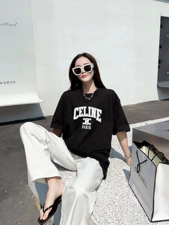 SMCL-4283 High Quality Celine 280g Cotton T-shirts