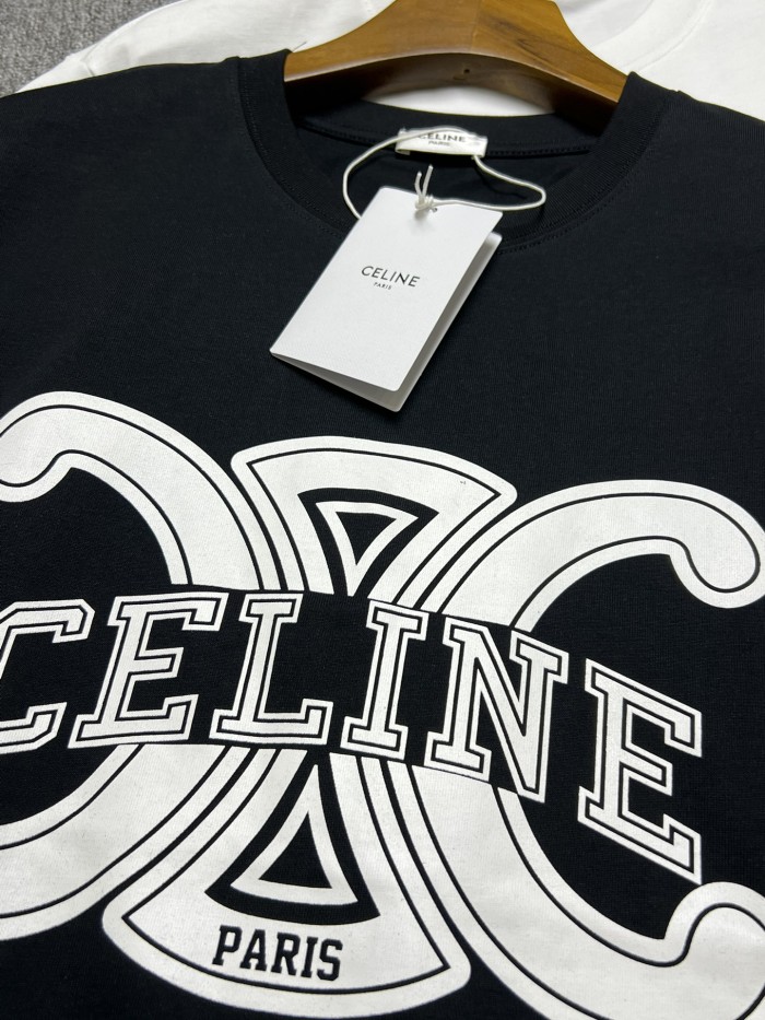 SMCL-4261 High Quality Celine 240g Cotton T-shirts