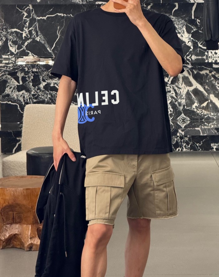 SMCL-4262 High Quality Celine 320g Cotton T-shirts
