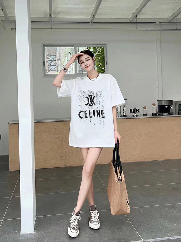 SMCL-4289 High Quality Celine 280g Cotton T-shirts