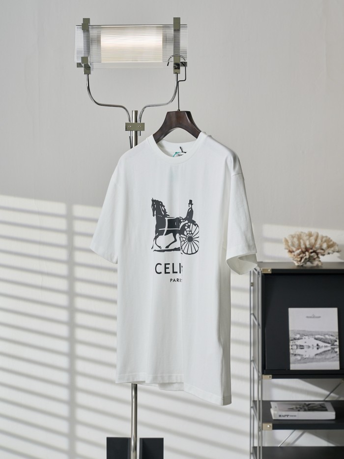 SMCL-4273 High Quality Celine 240g Cotton T-shirts