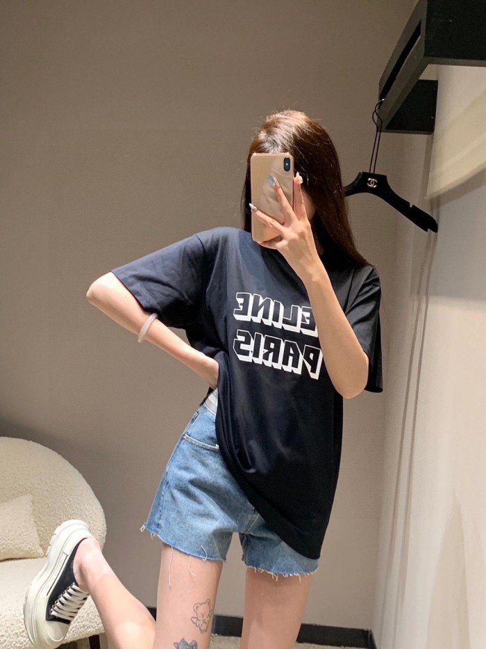 SMCL-4277 High Quality Celine 280g Cotton T-shirts