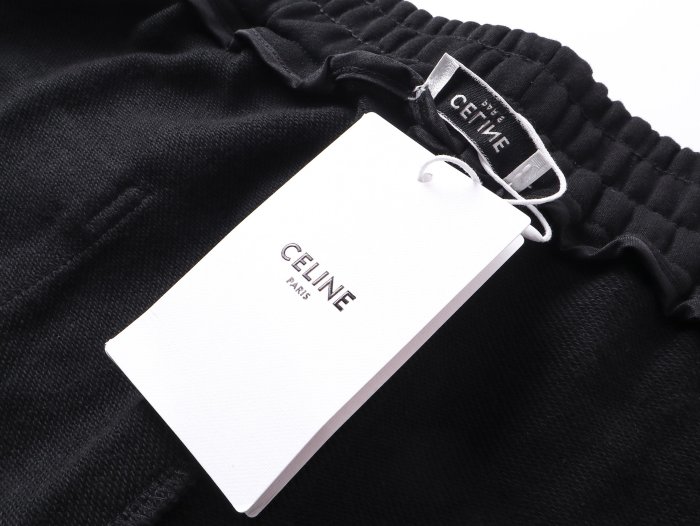 SMCL-4297 High Quality Celine 360g Cotton Over Size Shorts